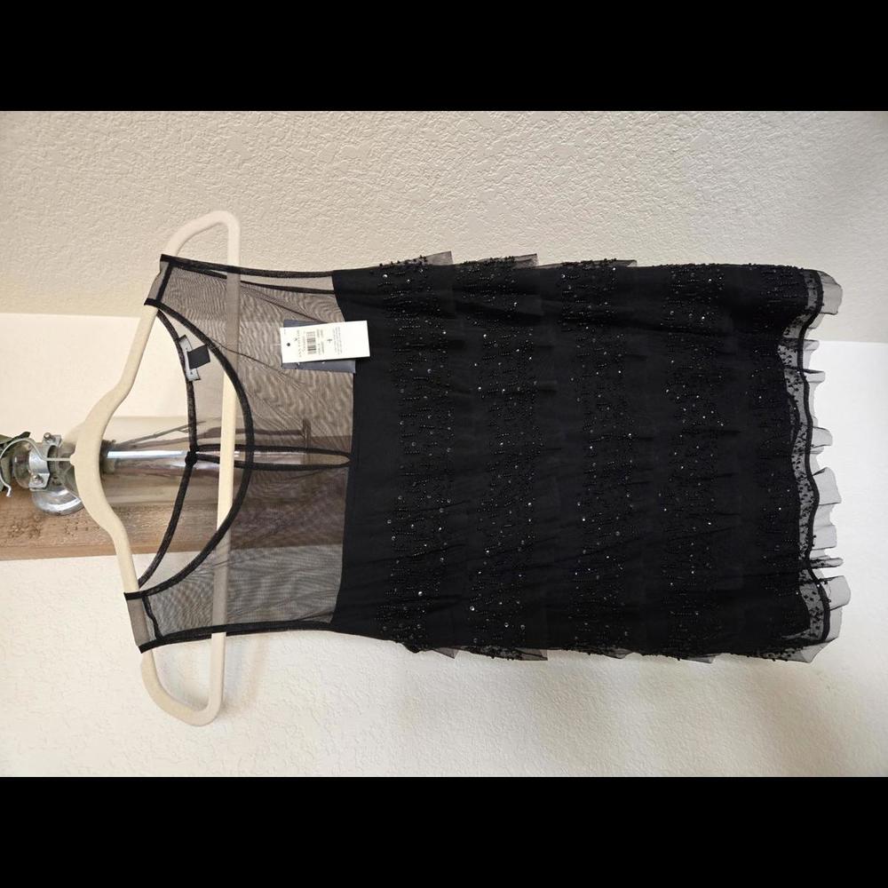 Ann Taylor Shell Tella Fringe Lace Tank